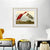 INVIN ART Metal Framed Canvas Giclee Print Scarlet Ibis by John James Audubon Wall Art Living Room Home Office Decorations
