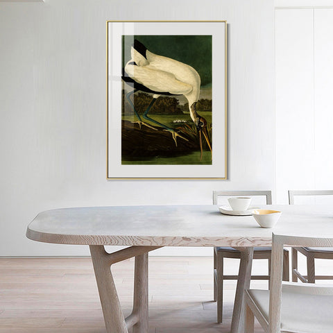 INVIN ART Metal Framed Canvas Giclee Print Series#121 by John James Audubon Wall Art Living Room Home Office Decorations