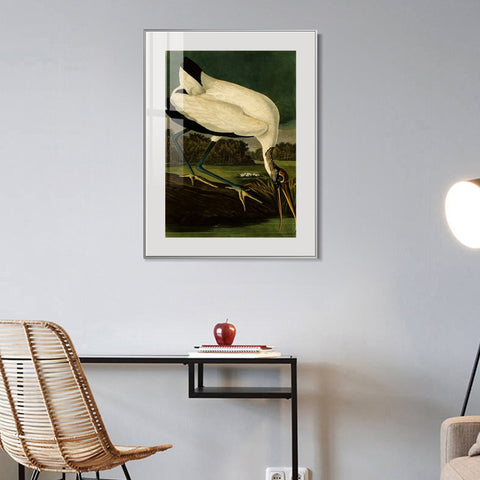 INVIN ART Metal Framed Canvas Giclee Print Series#121 by John James Audubon Wall Art Living Room Home Office Decorations