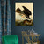 INVIN ART Framed Canvas Giclee Print Common Buzzard by John James Audubon Wall Art Living Room Home Office Decorations