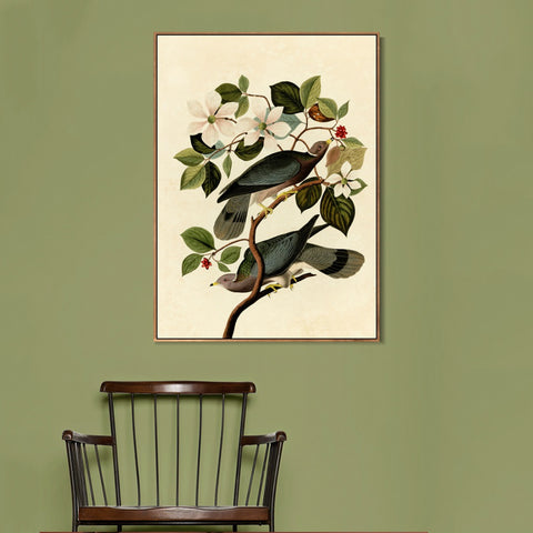 INVIN ART Framed Canvas Series#130 by John James Audubon Wall Art Living Room Home Office Decorations