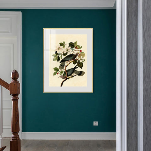 INVIN ART Metal Framed Canvas Series#130 by John James Audubon Wall Art Living Room Home Office Decorations