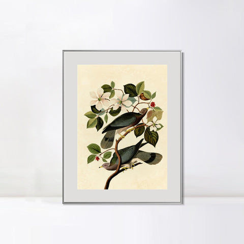 INVIN ART Metal Framed Canvas Series#130 by John James Audubon Wall Art Living Room Home Office Decorations