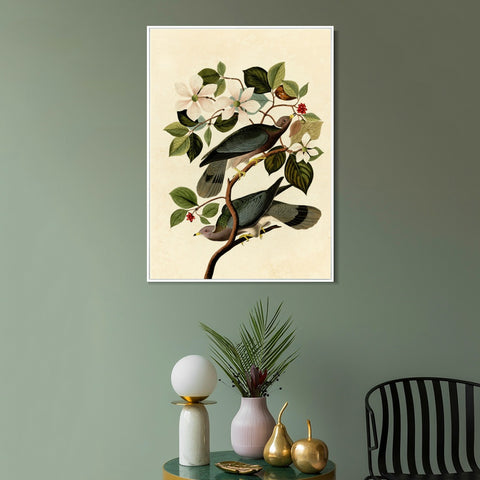 INVIN ART Framed Canvas Series#130 by John James Audubon Wall Art Living Room Home Office Decorations