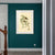 INVIN ART Metal Framed Canvas Lesser Red Poll by John James Audubon Wall Art Living Room Home Office Decorations