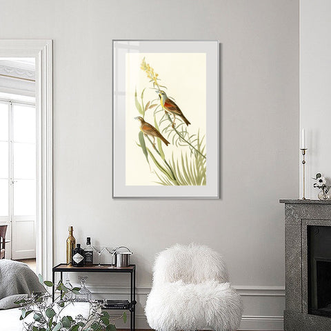 INVIN ART Metal Framed Canvas Series#137 by John James Audubon Wall Art Living Room Home Office Decorations