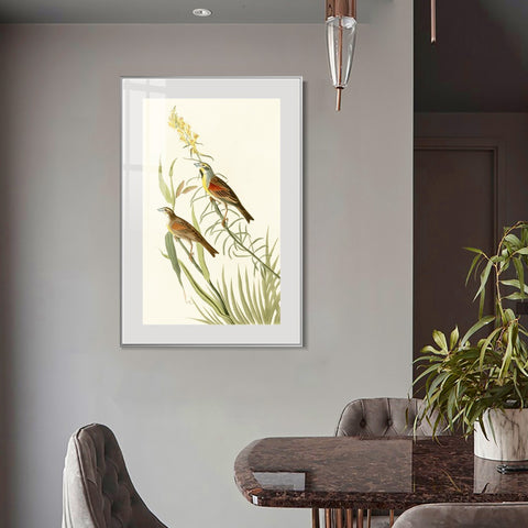 INVIN ART Metal Framed Canvas Series#137 by John James Audubon Wall Art Living Room Home Office Decorations