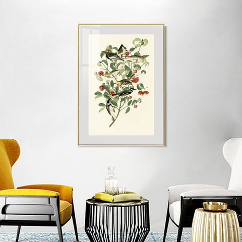 INVIN ART Metal Framed Canvas Series#142 by John James Audubon Wall Art Living Room Home Office Decorations