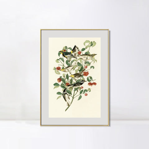 INVIN ART Metal Framed Canvas Series#142 by John James Audubon Wall Art Living Room Home Office Decorations