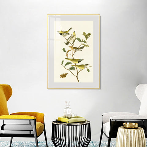 INVIN ART Metal Framed Canvas Series#144 by John James Audubon Wall Art Living Room Home Office Decorations