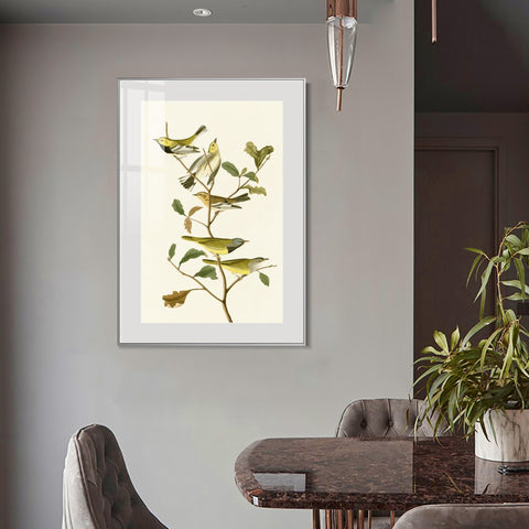 INVIN ART Metal Framed Canvas Series#144 by John James Audubon Wall Art Living Room Home Office Decorations