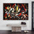 INVIN ART Framed Canvas Giclee Print Art The Flame by Jackson Pollock Abstract Wall Art Living Room Home Office Decorations