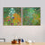 INVIN ART Combo Painting 2 Pieces Framed Canvas Giclee Print Art Series#5 by Gustav Klimt Wall Art Living Room Home Office Decorations