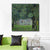 INVIN ART Framed Canvas Giclee Print Art Farm House by Gustav Klimt Wall Art Living Room Home Office Decorations