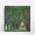 INVIN ART Framed Canvas Giclee Print Art Avenue of Schloss Kammer Park by Gustav Klimt Wall Art Living Room Home Office Decorations