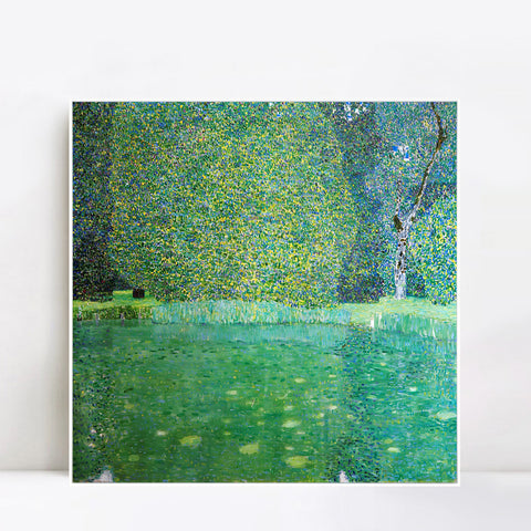 INVIN ART Framed Canvas Giclee Print Art Series#62 by Gustav Klimt Wall Art Living Room Home Office Decorations
