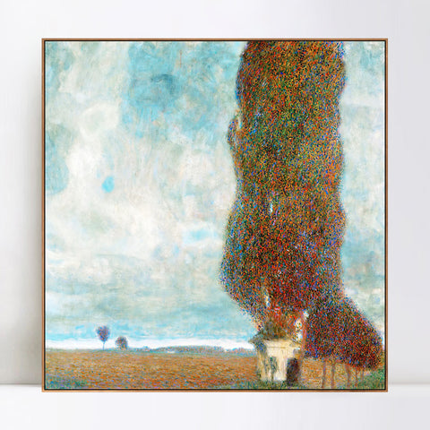 INVIN ART Framed Canvas Giclee Print Art Series#76 by Gustav Klimt Wall Art Living Room Home Office Decorations