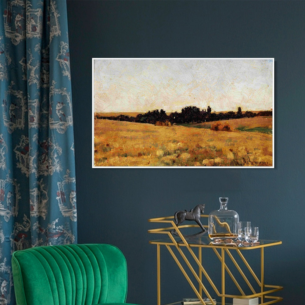 INVIN ART Framed Canvas Giclee Print Series#15 by Isaac Levitan Wall Art