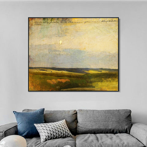 INVIN ART Framed Canvas Series#16 by Isaac Levitan Wall Art Living Room Home Office Decorations