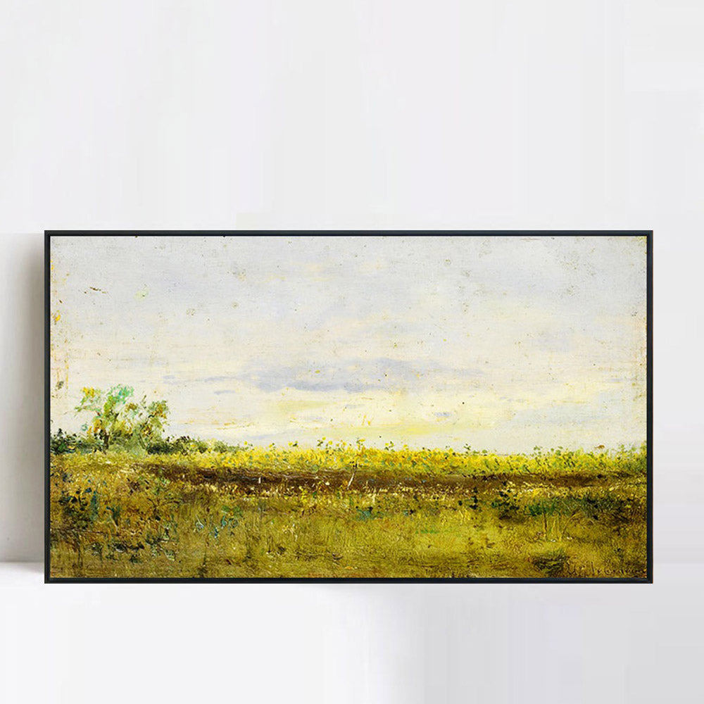 INVIN ART Framed Canvas Giclee Print Series#20 by Isaac Levitan Wall Art