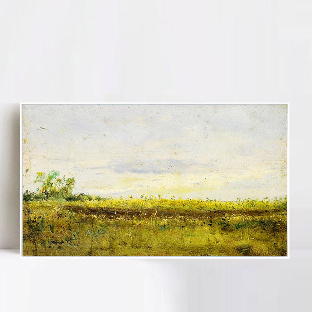 INVIN ART Framed Canvas Giclee Print Series#20 by Isaac Levitan Wall Art