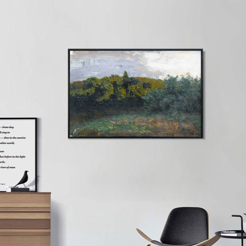 INVIN ART Framed Canvas Giclee Print Seires#27 by Isaac Levitan Wall Art
