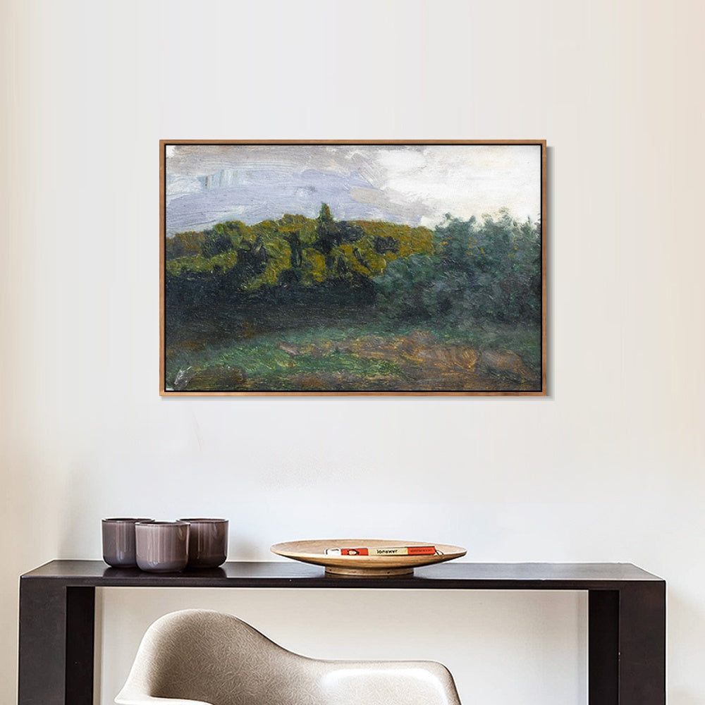 INVIN ART Framed Canvas Giclee Print Seires#27 by Isaac Levitan Wall Art