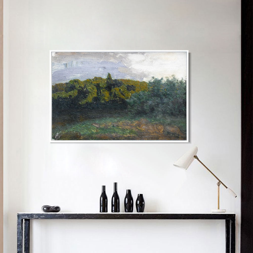 INVIN ART Framed Canvas Giclee Print Seires#27 by Isaac Levitan Wall Art