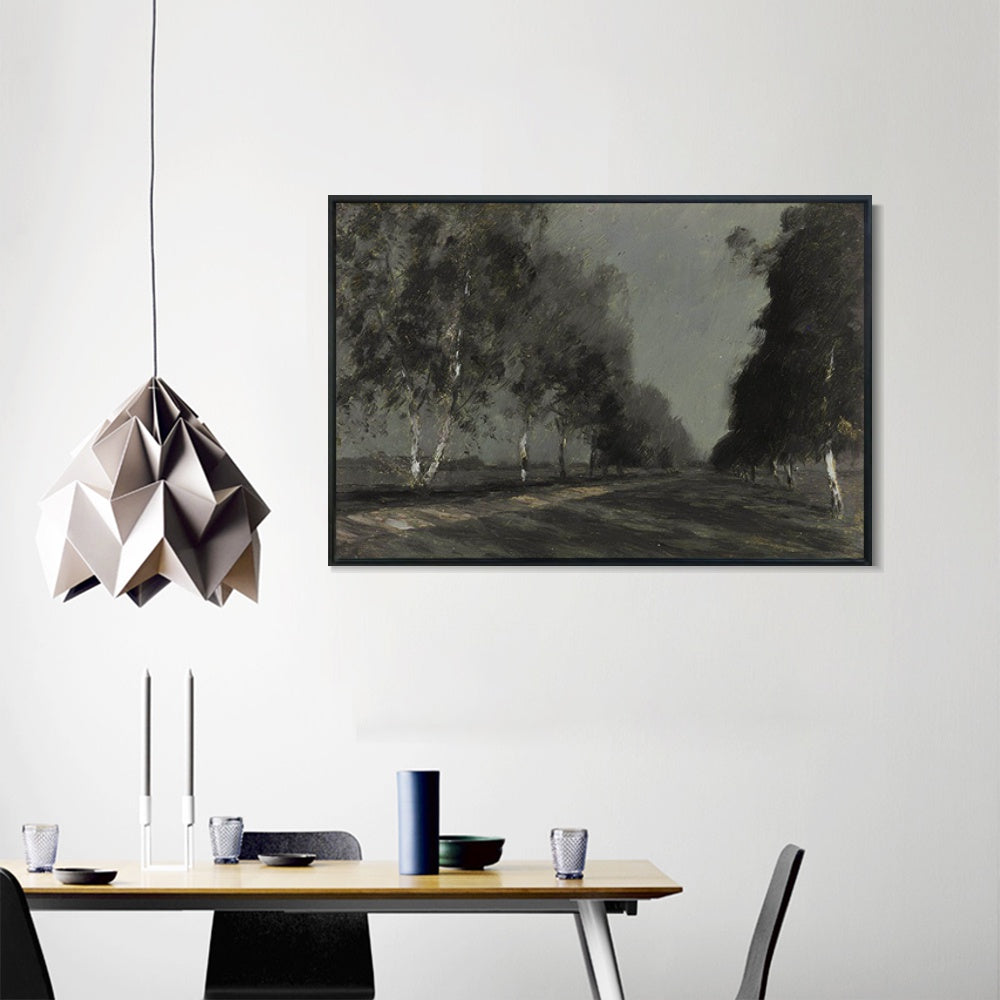 INVIN ART Framed Canvas Giclee Print Seires#28 by Isaac Levitan Wall Art