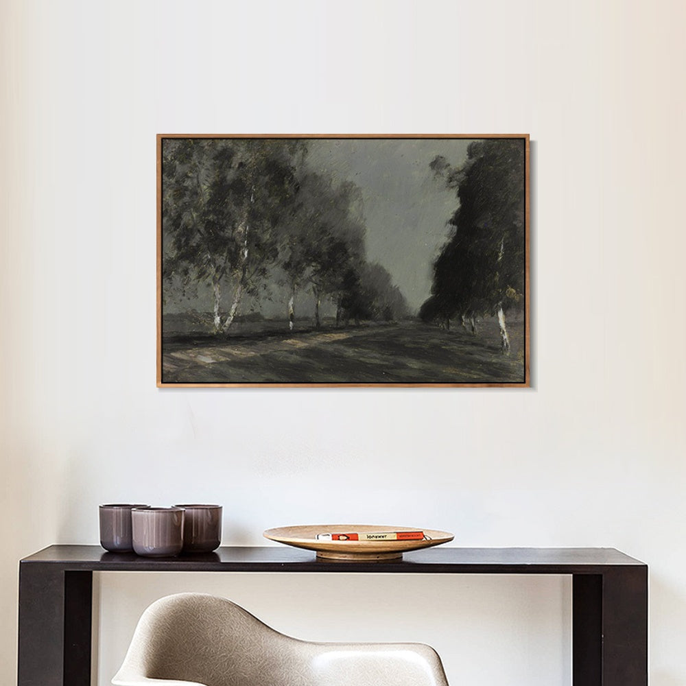 INVIN ART Framed Canvas Giclee Print Seires#28 by Isaac Levitan Wall Art
