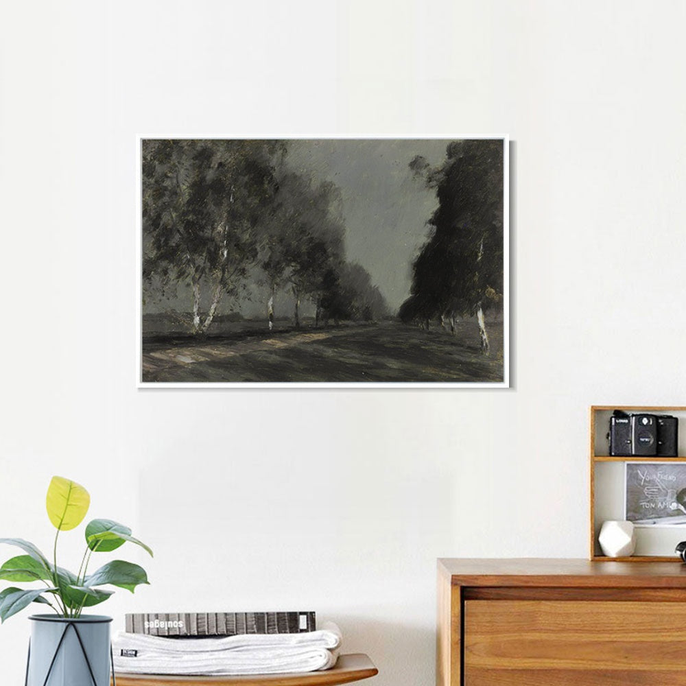 INVIN ART Framed Canvas Giclee Print Seires#28 by Isaac Levitan Wall Art