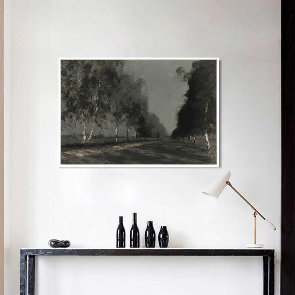 INVIN ART Framed Canvas Giclee Print Seires#28 by Isaac Levitan Wall Art