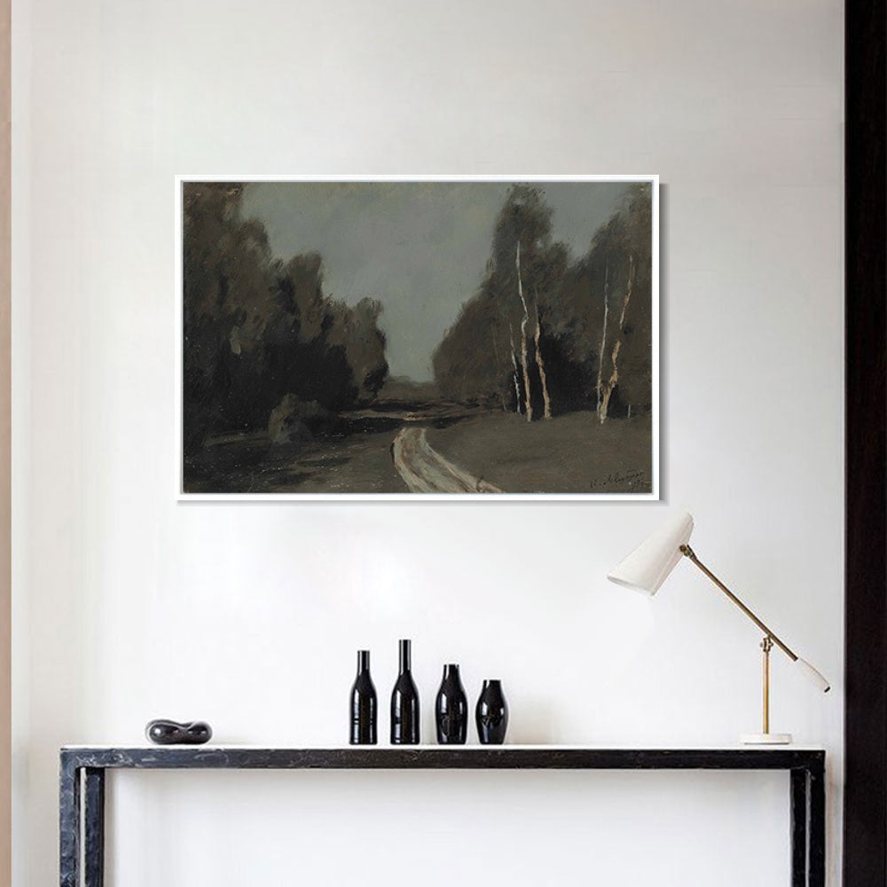 INVIN ART Framed Canvas Giclee Print Seires#29 by Isaac Levitan Wall Art