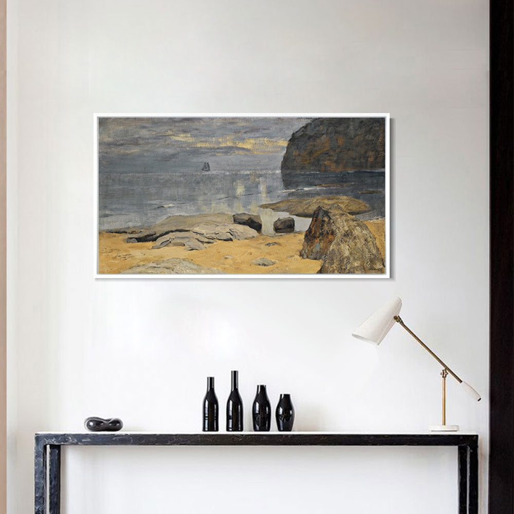 INVIN ART Framed Canvas Giclee Print Series#31 by Isaac Levitan Wall Art