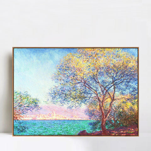 Antibes,in the Morning(1888) by Claude Monet Wall Art