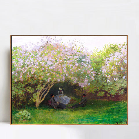 People under the Tree by Claude Monet Wall Art