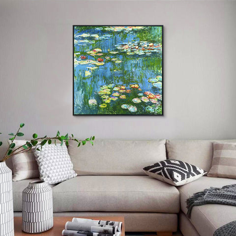 Water-Lily Pond,1914 by Claude Monet Wall Art Living Room Home Office Decor