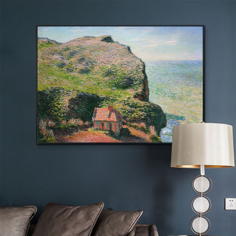 The Customs House,1882 by Claude Monet Wall Art