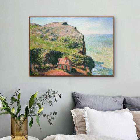 The Customs House,1882 by Claude Monet Wall Art