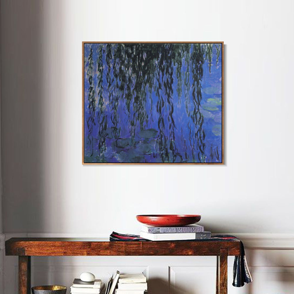 INVIN ART 100% Hand Painted Framed Canvas Fields of Tulip With The Rijnsburg Windmill, 1886 by Claude Monet,Famous Oil Paintings Reproduction Modern Artwork Wall Art