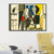 INVIN ART Framed Canvas Giclee Print Art Painter and Model by Pablo Picasso Wall Art Living Room Home Office Decorations