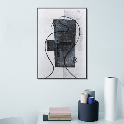 INVIN ART Framed Canvas Giclee Print Art Head 1928 by Pablo Picasso Wall Art Living Room Home Office Decorations