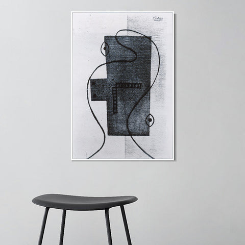 INVIN ART Framed Canvas Giclee Print Art Head 1928 by Pablo Picasso Wall Art Living Room Home Office Decorations