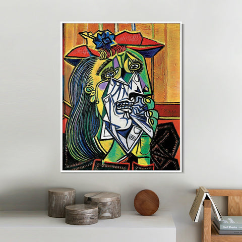 INVIN ART Framed Canvas Giclee Print Art Series#40 by Pablo Picasso Wall Art Living Room Home Office Decorations