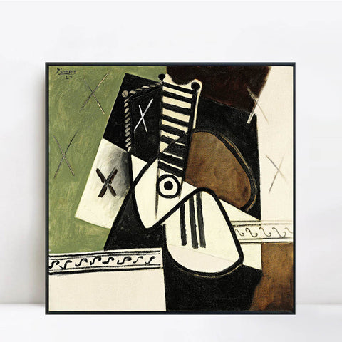 INVIN ART Framed Canvas Giclee Print Art Series#41 by Pablo Picasso Wall Art Living Room Home Office Decorations