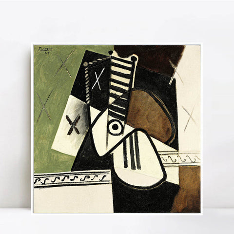 INVIN ART Framed Canvas Giclee Print Art Series#41 by Pablo Picasso Wall Art Living Room Home Office Decorations