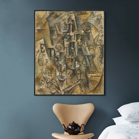 INVIN ART Framed Canvas Giclee Print Art Untitled by Pablo Picasso Wall Art Living Room Home Office Decorations