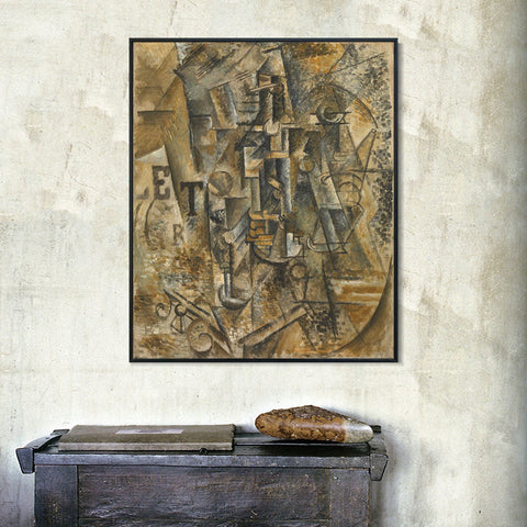 INVIN ART Framed Canvas Giclee Print Art Untitled by Pablo Picasso Wall Art Living Room Home Office Decorations