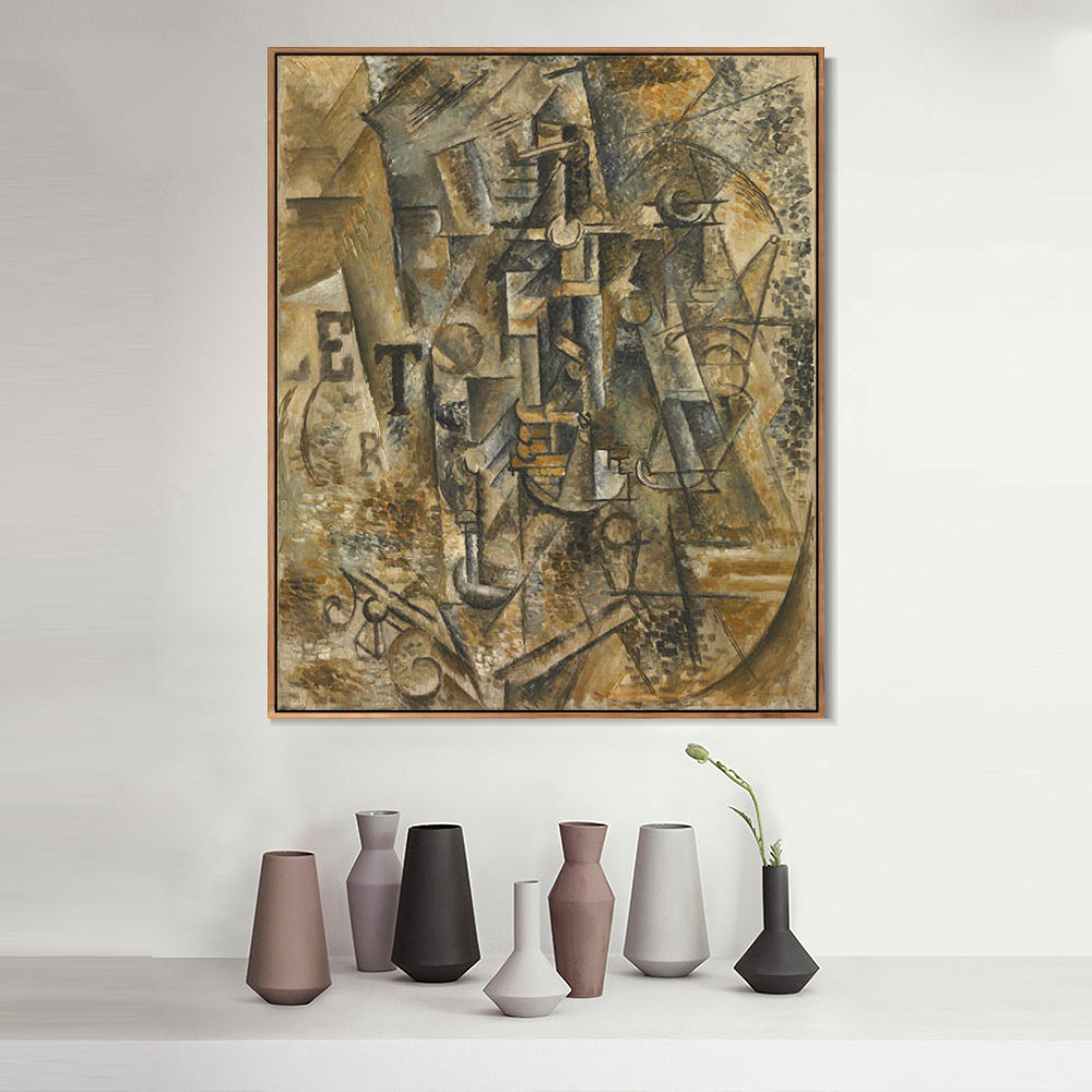 INVIN ART Framed Canvas Giclee Print Art Untitled by Pablo Picasso Wall Art Living Room Home Office Decorations