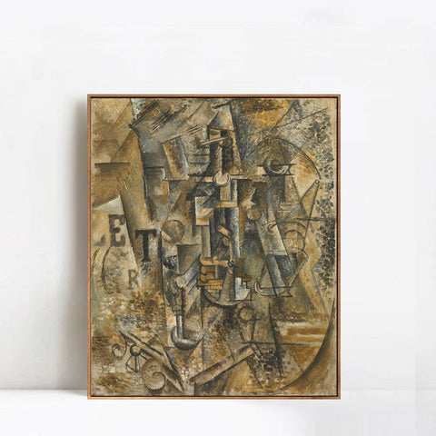 INVIN ART Framed Canvas Giclee Print Art Untitled by Pablo Picasso Wall Art Living Room Home Office Decorations